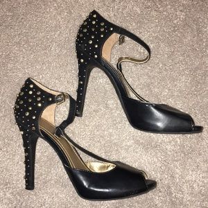 BCBG Black Studded Heels